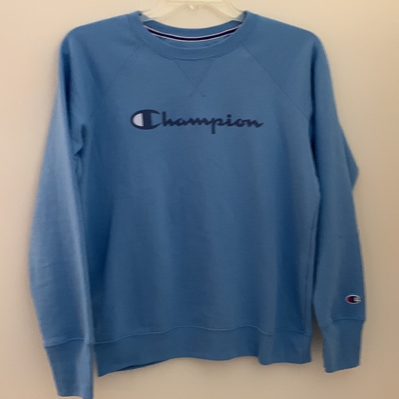 Champion sweatshirt blue pullover - Picture 2 of 9